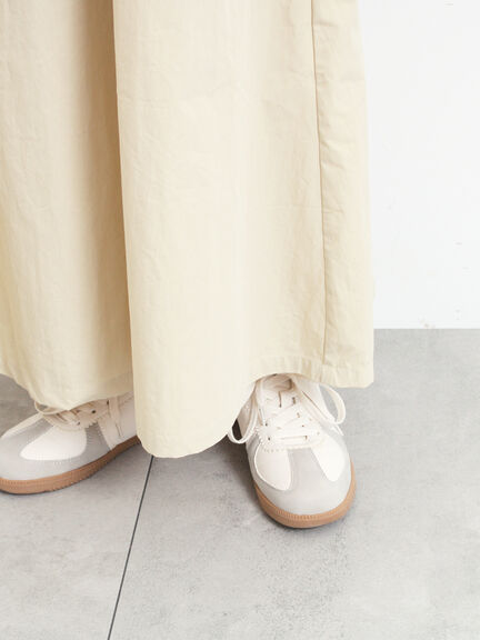 コットンナイロンハーフジップジャンパースカート(ブラック/ベージュ/カーキ/ブルー)|SM2(エスエムツー)通販