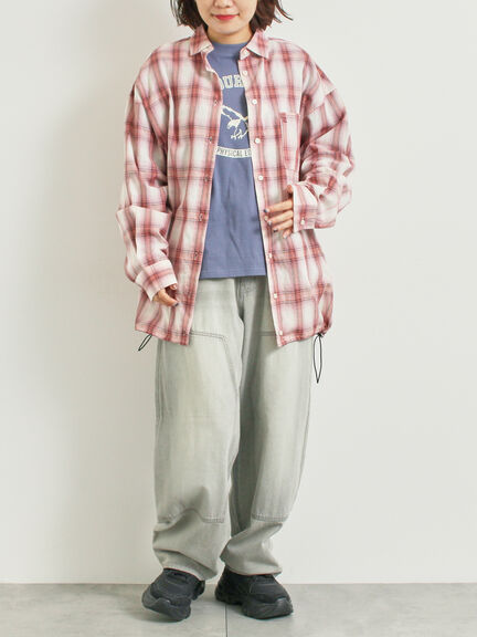 デニムニーパッチパンツ(グレー/ブラック/ネイビー)|SM2(エスエムツー)通販