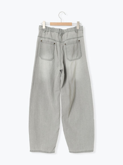 デニムニーパッチパンツ(グレー/ブラック/ネイビー)|SM2(エスエムツー)通販