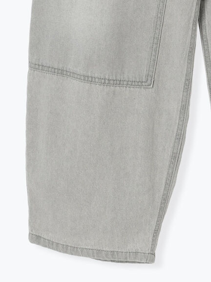 デニムニーパッチパンツ(グレー/ブラック/ネイビー)|SM2(エスエムツー)通販