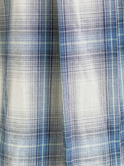 オンブレチェック裾ドロストシャツ(ブラック/ピンク/イエロー/グリーン/ネイビー)|SM2(エスエムツー)通販