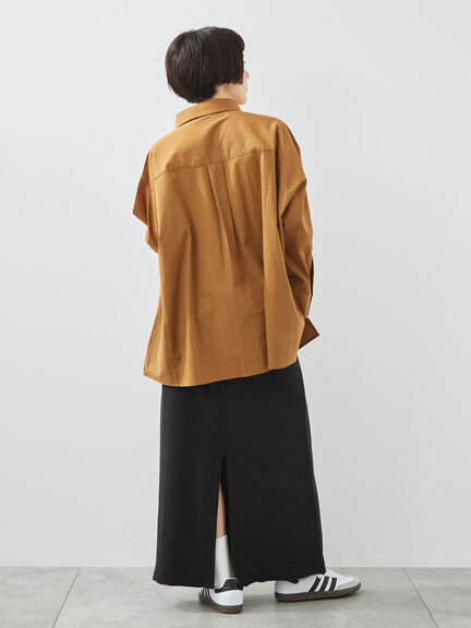 裏毛ダメージ加工ナロースカート(グレー/ブラック/カーキ)|SM2(エスエムツー)通販