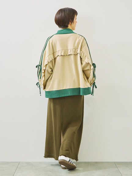 裏毛ダメージ加工ナロースカート(グレー/ブラック/カーキ)|SM2(エスエムツー)通販