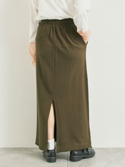 裏毛ダメージ加工ナロースカート(グレー/ブラック/カーキ)|SM2(エスエムツー)通販