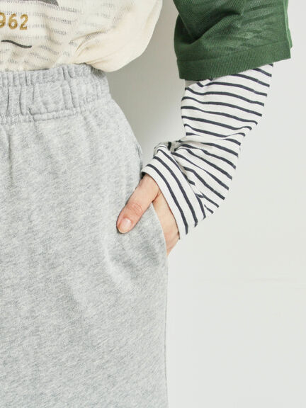 裏毛ダメージ加工ナロースカート(グレー/ブラック/カーキ)|SM2(エスエムツー)通販