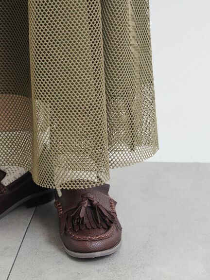 セルフカット メッシュスカート(ブラック/カーキ/クリーム)|SM2(エスエムツー)通販