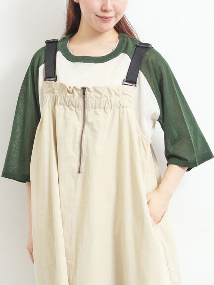 ラグランスリーブプリントシアーニット(ブラック/ブラウン/グリーン/ネイビー)|SM2(エスエムツー)通販