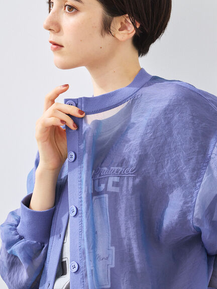 刺繍ロゴシアーカーディガン(チャコールグレー/ベージュ/ブラウン/ブルー)|SM2(エスエムツー)通販