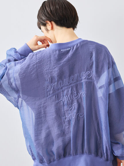 刺繍ロゴシアーカーディガン(チャコールグレー/ベージュ/ブラウン/ブルー)|SM2(エスエムツー)通販