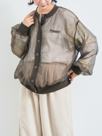 刺繍ロゴシアーカーディガン(チャコールグレー/ベージュ/ブラウン/ブルー)|SM2(エスエムツー)通販