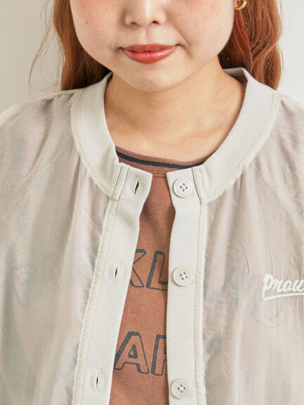 刺繍ロゴシアーカーディガン(チャコールグレー/ベージュ/ブラウン/ブルー)|SM2(エスエムツー)通販