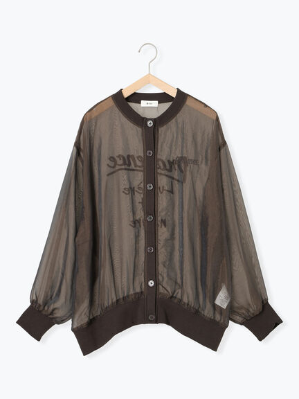 刺繍ロゴシアーカーディガン(チャコールグレー/ベージュ/ブラウン/ブルー)|SM2(エスエムツー)通販