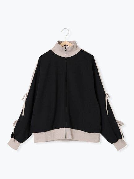 リボンフリルトラックジャージ(ブラック/ベージュ/ブラウン/クリーム)|SM2(エスエムツー)通販