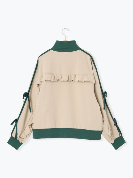 リボンフリルトラックジャージ(ブラック/ベージュ/ブラウン/クリーム)|SM2(エスエムツー)通販