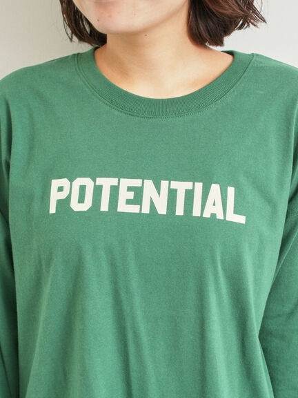 柄アソートフロッキープリントロングTシャツ(オフホワイト/グレー/グリーン/ネイビー)|SM2(エスエムツー)通販