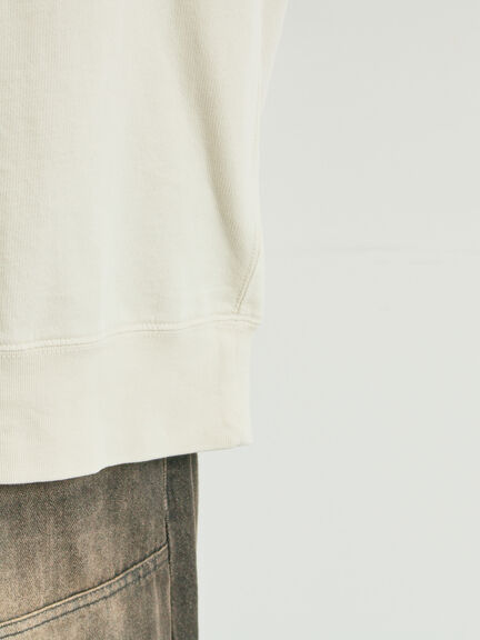 ミニ裏毛ライン入りロゴプリントカットソー(ベージュ/ブラウン/グリーン/ネイビー)|SM2(エスエムツー)通販