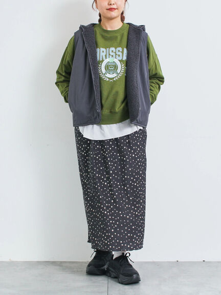 リバーシブルボアベスト(チャコールグレー/モカ/キナリ)|SM2(エスエムツー)通販