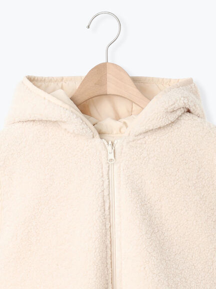 リバーシブルボアベスト(チャコールグレー/モカ/キナリ)|SM2(エスエムツー)通販