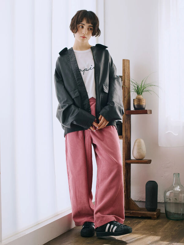 コーデュロイストレートパンツ(ピンク)|SM2(エスエムツー)通販