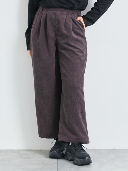 コーデュロイストレートパンツ(チャコールグレー/ピンク/ベージュ/カーキ)|SM2(エスエムツー)通販