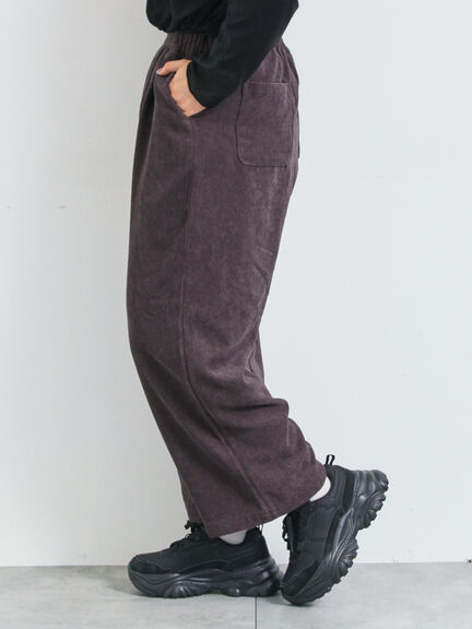 コーデュロイストレートパンツ(チャコールグレー/ピンク/ベージュ/カーキ)|SM2(エスエムツー)通販