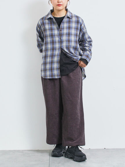 コーデュロイストレートパンツ(チャコールグレー/ピンク/ベージュ/カーキ)|SM2(エスエムツー)通販