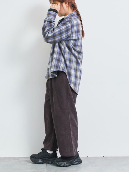 コーデュロイストレートパンツ(チャコールグレー/ピンク/ベージュ/カーキ)|SM2(エスエムツー)通販