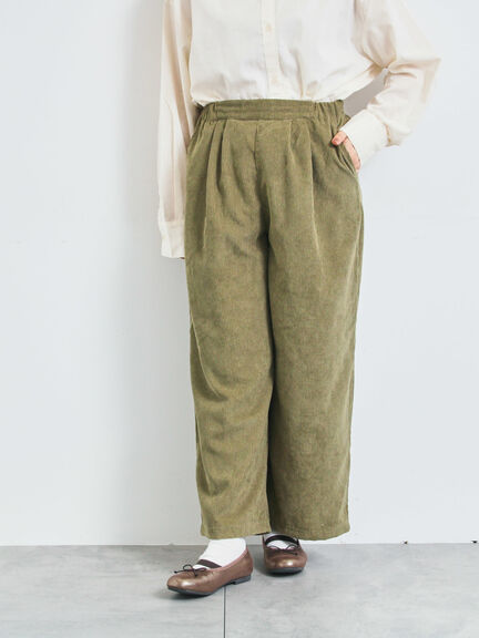 コーデュロイストレートパンツ(チャコールグレー/ピンク/ベージュ/カーキ)|SM2(エスエムツー)通販