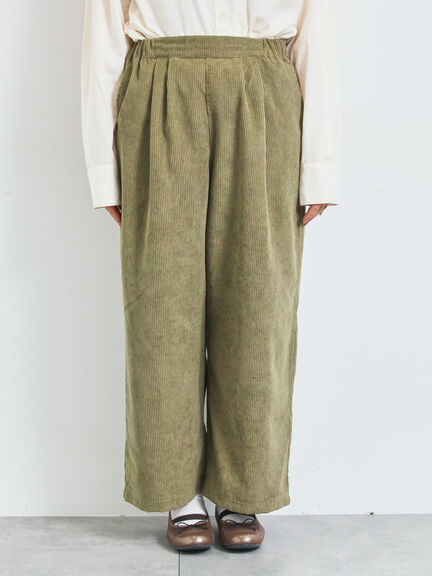 コーデュロイストレートパンツ(チャコールグレー/ピンク/ベージュ/カーキ)|SM2(エスエムツー)通販