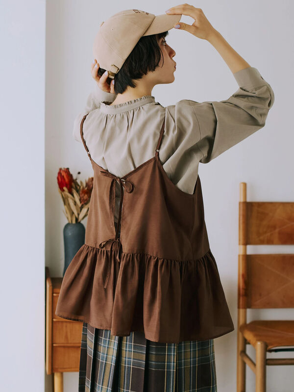 前後2wayキャミビスチェ(ブラウン)|SM2(エスエムツー)通販