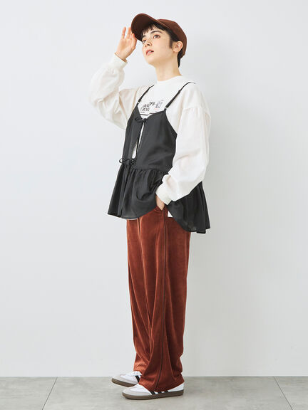 前後2wayキャミビスチェ(オフホワイト/ブラック/ブラウン)|SM2(エスエムツー)通販