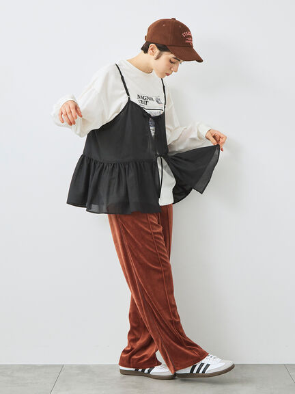 前後2wayキャミビスチェ(オフホワイト/ブラック/ブラウン)|SM2(エスエムツー)通販