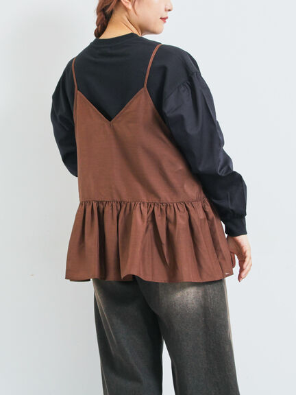 前後2wayキャミビスチェ(オフホワイト/ブラック/ブラウン)|SM2(エスエムツー)通販