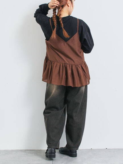 前後2wayキャミビスチェ(オフホワイト/ブラック/ブラウン)|SM2(エスエムツー)通販