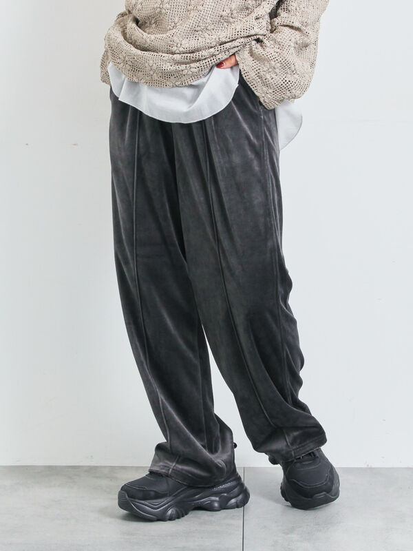 ラビットベロアイージーパンツ(グレー)|SM2(エスエムツー)通販