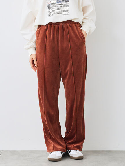 ラビットベロアイージーパンツ(グレー/ブラック/ダークオレンジ/ブラウン)|SM2(エスエムツー)通販