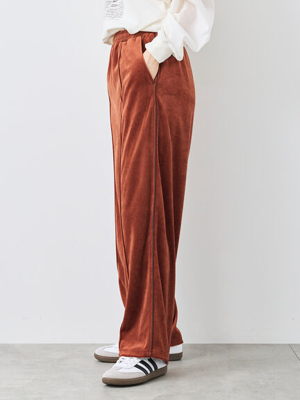 ラビットベロアイージーパンツ(グレー/ブラック/ダークオレンジ/ブラウン)|SM2(エスエムツー)通販