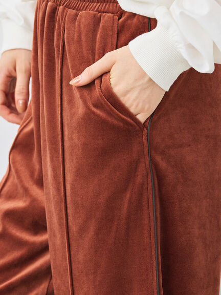 ラビットベロアイージーパンツ(グレー/ブラック/ダークオレンジ/ブラウン)|SM2(エスエムツー)通販