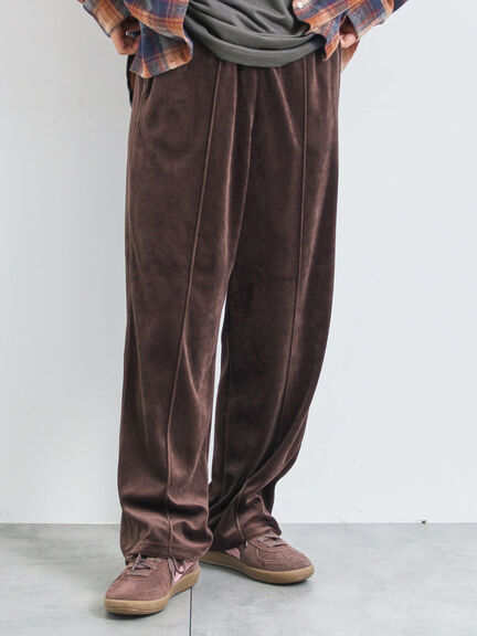 ラビットベロアイージーパンツ(グレー/ブラック/ダークオレンジ/ブラウン)|SM2(エスエムツー)通販