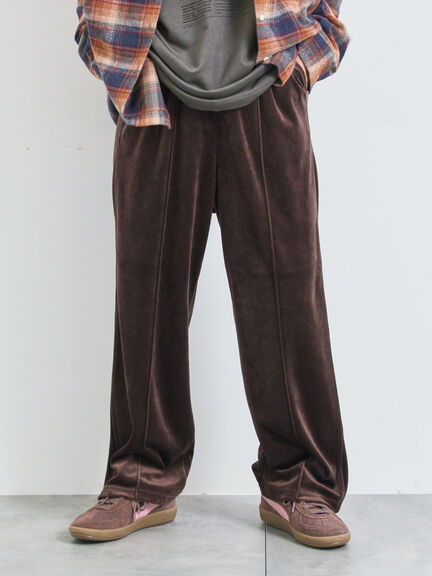 ラビットベロアイージーパンツ(グレー/ブラック/ダークオレンジ/ブラウン)|SM2(エスエムツー)通販