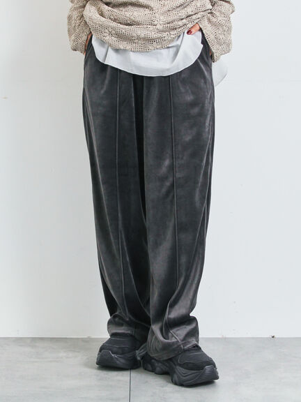 ラビットベロアイージーパンツ(グレー/ブラック/ダークオレンジ/ブラウン)|SM2(エスエムツー)通販