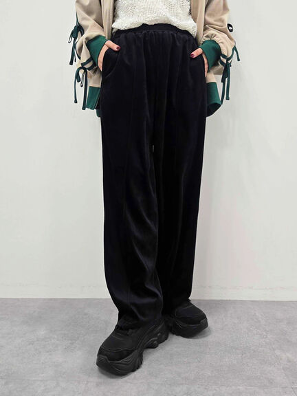 ラビットベロアイージーパンツ(グレー/ブラック/ダークオレンジ/ブラウン)|SM2(エスエムツー)通販