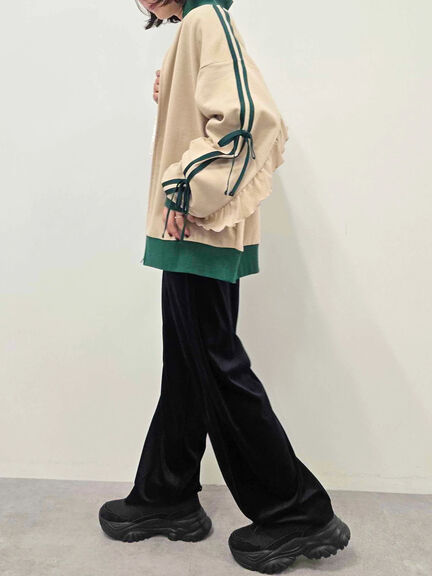 ラビットベロアイージーパンツ(グレー/ブラック/ダークオレンジ/ブラウン)|SM2(エスエムツー)通販