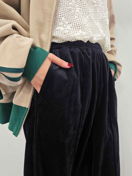 ラビットベロアイージーパンツ(グレー/ブラック/ダークオレンジ/ブラウン)|SM2(エスエムツー)通販