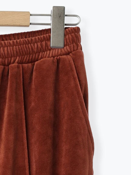 ラビットベロアイージーパンツ(グレー/ブラック/ダークオレンジ/ブラウン)|SM2(エスエムツー)通販