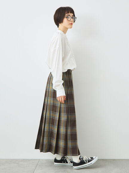 フリルブラウス(オフホワイト/チャコールグレー/ベージュ)|SM2(エスエムツー)通販