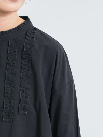 フリルブラウス(オフホワイト/チャコールグレー/ベージュ)|SM2(エスエムツー)通販