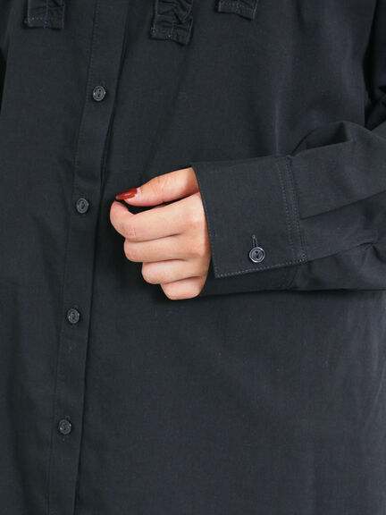 フリルブラウス(オフホワイト/チャコールグレー/ベージュ)|SM2(エスエムツー)通販