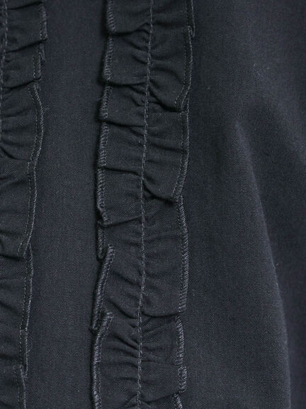 フリルブラウス(オフホワイト/チャコールグレー/ベージュ)|SM2(エスエムツー)通販