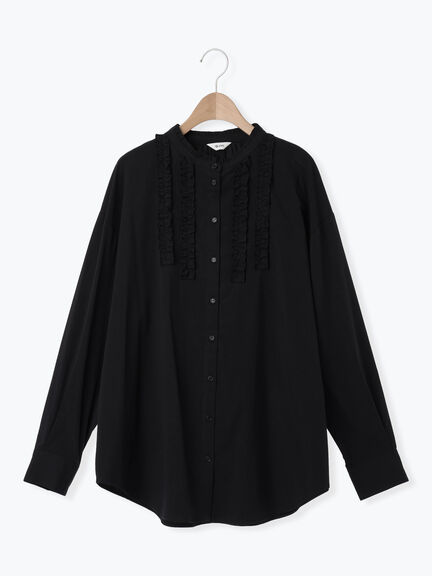 フリルブラウス(オフホワイト/チャコールグレー/ベージュ)|SM2(エスエムツー)通販